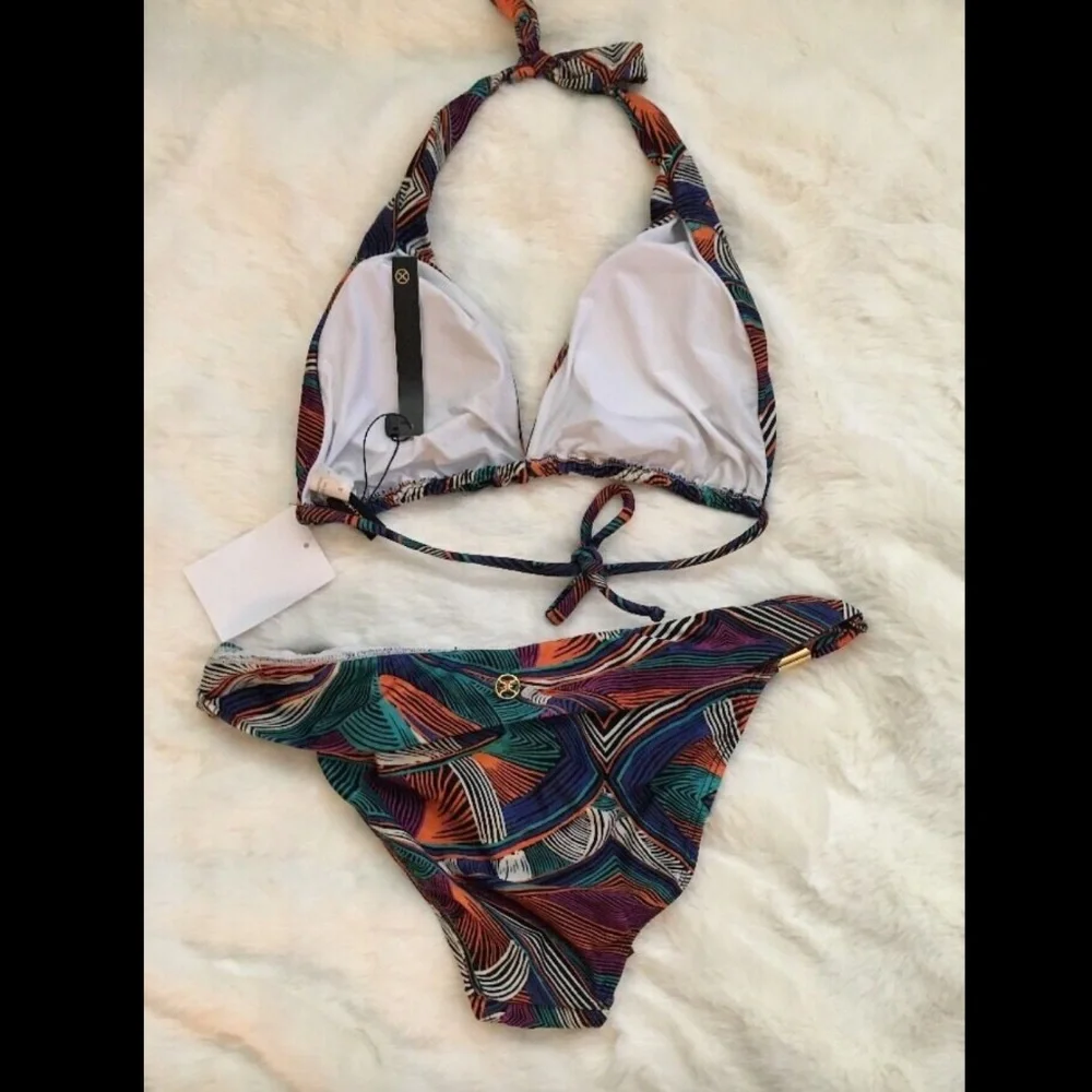 NWT‎ ViX Belize Bia Bikini Top [Medium] & Belize Full Bottom [Large] #744